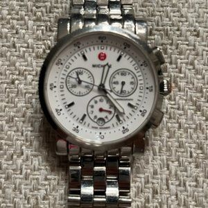 Michele Women`s Watch MW01C00D9001 Sport Sail Stainless Steel Swiss Made 38MM